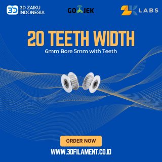 ZKLabs GT2 20 teeth Width 6mm Bore 5mm with Teeth